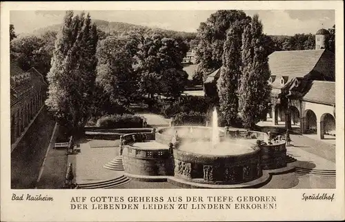 Ak Bad Nauheim in Hessen, Sprudelhof