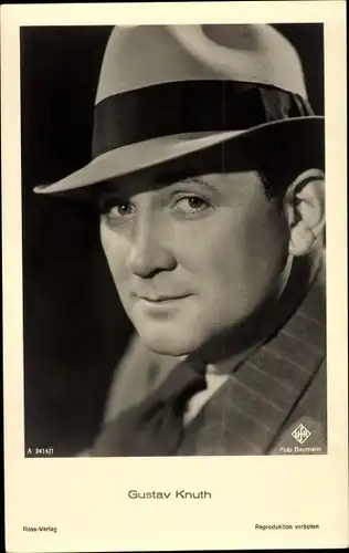 Ak Schauspieler Joachim Brenecke, Portrait