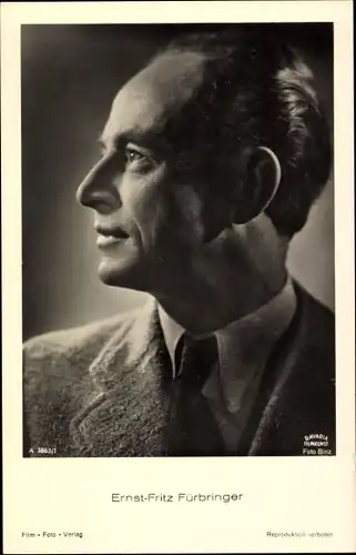 Ak Schauspieler Ernst Fritz Fürbringer, Portrait