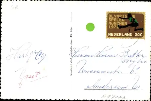 Ak Rijen Nordbrabant, R. K. Kerk Maria Boodschap