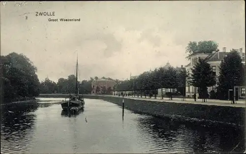 Ak Zwolle Overijssel Niederlande, Groot Weezenland