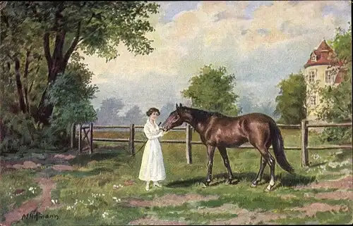 Künstler Ak Hoffmann, A., Gute Kameraden