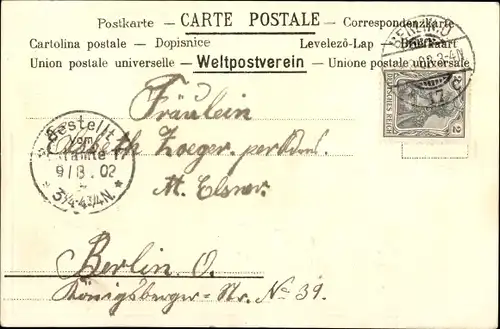 Präge Litho Segelboote auf dem Wasser, Blüten, Schwalbe