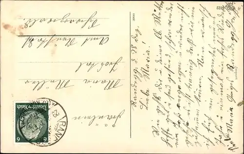 Ak Glückwunsch Neujahr, Mädchen, Blumenkorb, Rosen