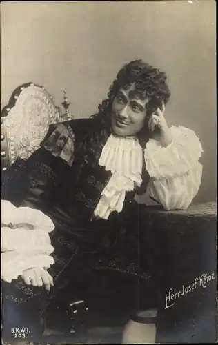 Ak Schauspieler Herr Josef Kainz, Portrait, B.K.W.I. 203