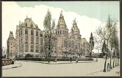 Künstler Ak Amsterdam Nordholland Niederlande, Rijksmuseum