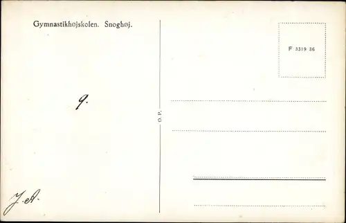 Ak Snoghøj Dänemark, Gymnastikhojskolen