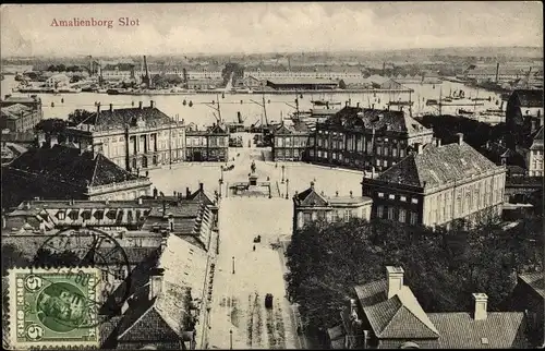 Ak København Kopenhagen Dänemark, Amalienborg Slot