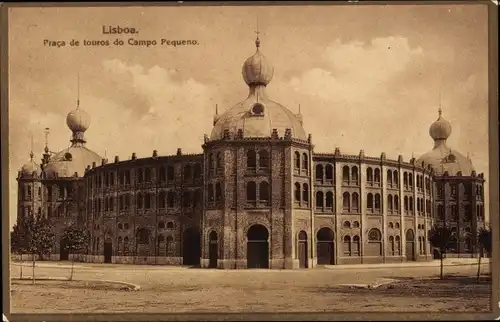 Ak Lisboa Lissabon Portugal, Praca de touros do Campo Pequeno