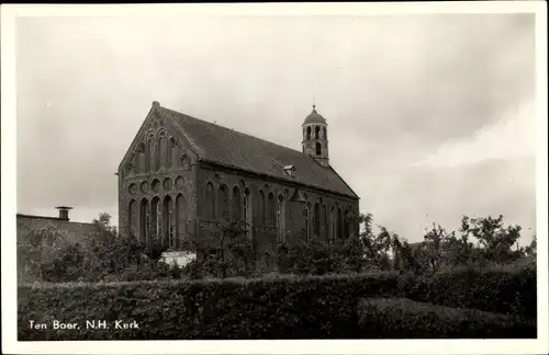 Ak Ten Boer Groningen, N. H. Kerk