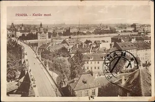 Ak Praha Prag Tschechien, Karluv most