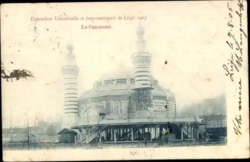Ak Liège Lüttich Wallonien, Exposition Universelle et Internationale de Liege 1905, Le Panorama