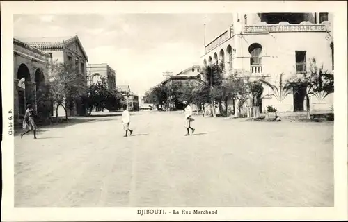 Ak Djibouti Dschibuti, La Rue Marchand