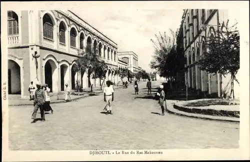 Ak Djibouti Dschibuti, La Rue du Ras Makonnen
