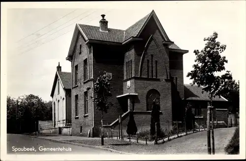 Ak Spaubeek Beek Limburg Niederlande, Gemeentehuis