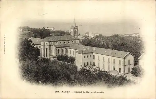 Ak Algier Alger Algerien, Hospital du Dey et Chapelle