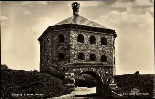 Ak Göteborg Schweden, Skansen, Kronan