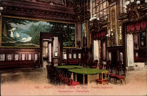 Ak Monte Carlo Monaco, Salle de Jeux, Trente Quarante
