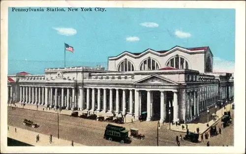 Ak New York City USA, Pennsylvania Station