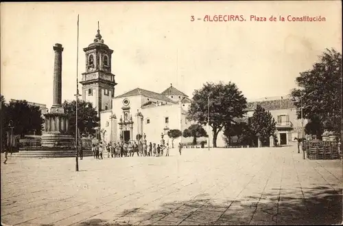 Ak Algeciras Andalusien, Plaza de la Constitución