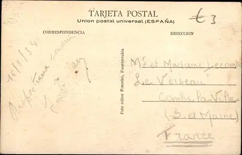 Ak Zugarramurdi Navarra, Gesamtansicht