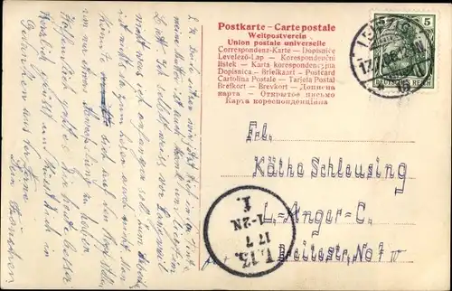 Ak Amor schmiedet Herzen, Amboss, Engel