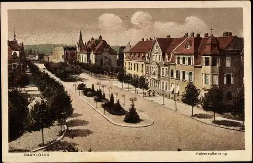 Ak Saarlouis im Saarland, Hohenzollernring