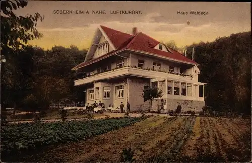 Ak Bad Sobernheim an der Nahe, Haus Waldeck