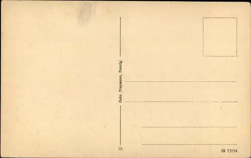 Ak Gdańsk Danzig, Bei den Anlagen, Fontäne