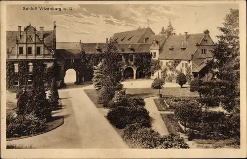 Ak Vitzenburg Querfurt in Sachsen Anhalt, Schloss