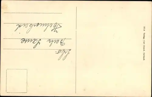 Ak Korbach in Hessen, Portal eines Patrizierhauses