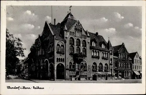 Ak Wunstorf in Niedersachsen, Rathaus