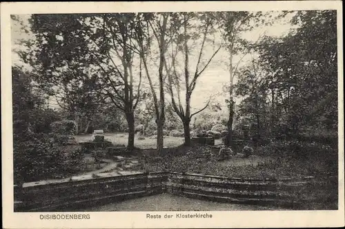 Ak Disibodenberg Odernheim am Glan Pfalz, Reste der Klosterkirche