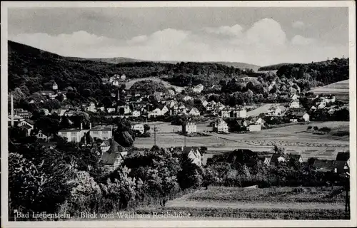 Ak Bad Liebenstein im Wartburgkreis, Blick vom Waldhaus Reichshöhe