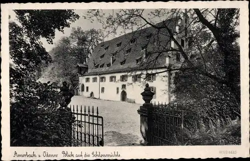 Ak Amorbach im Odenwald Unterfranken, Blick auf die Schlossmühle