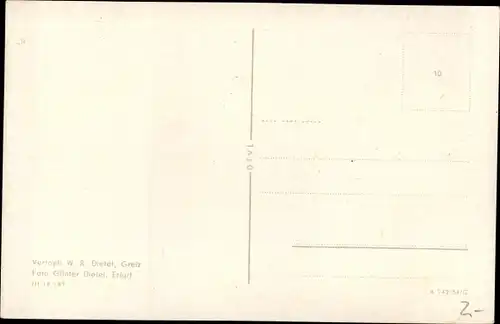 Ak Greiz im Vogtland, Schwanenhäuschen, Brücke