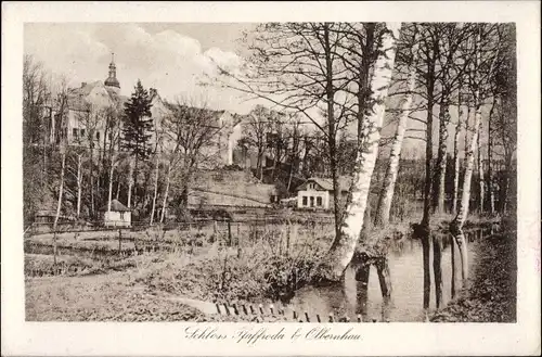 Ak Pfaffroda Olbernhau im Erzgebirge Sachsen, Schloss