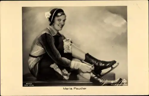 Ak Schauspielerin Maria Paudler, Portrait