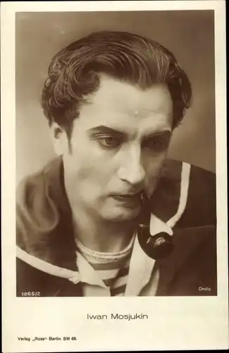 Ak Schauspieler Iwan Mosjukin, Portrait