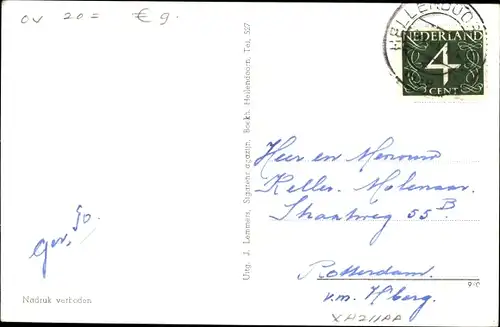 Ak Hellendoorn Overijssel, Reggeweg met Zuivelfabriek