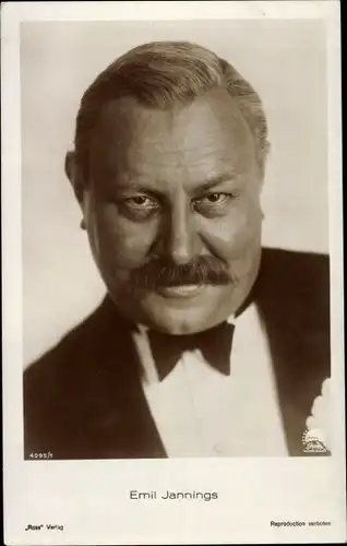 Ak Schauspieler Emil Jannings, Portrait