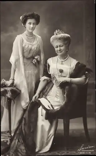 Ak Kaiserin Auguste Viktoria, Prinzessin Victoria Luise von Preußen, Portrait