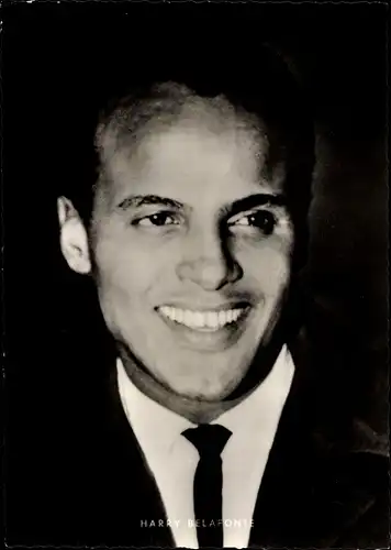 Ak Sänger Harry Belafonte, Portrait