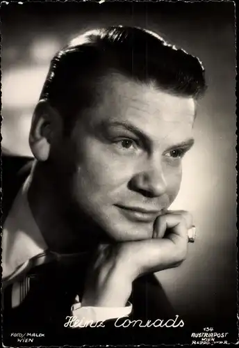 Ak Schauspieler Heinz Conrads, Portrait