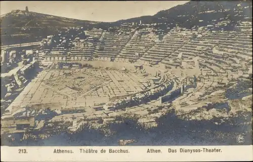 Ak Athen Griechenland, Dionysos Theater