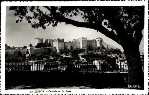 Ak Lisboa Lissabon Portugal, Castelo de St. Jorge