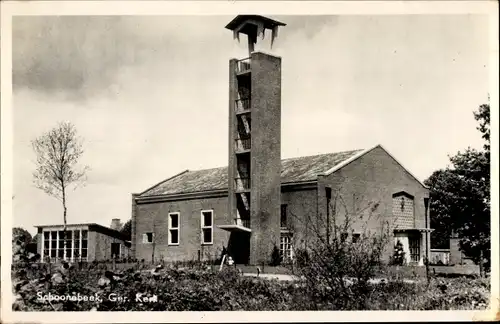 Ak Schoonebeek Drenthe Niederlande, Geref. Kerk