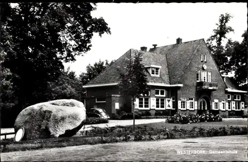 Ak Westerbork Drenthe Niederlande, Gemeentehuis