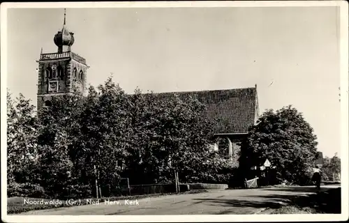 Ak Noordwolde Groningen Niederlande, Ned. Herv. Kerk