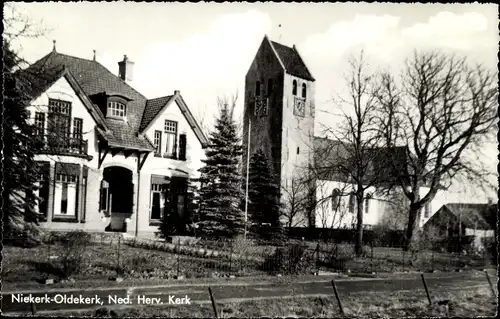 Ak Niekerk Oldekerk Groningen, Ned. Herv. Kerk